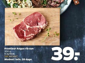Netto Premieur Angus rib eye tilbud