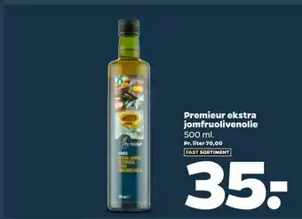 Netto Premieur ekstra jomfruolivenolie tilbud