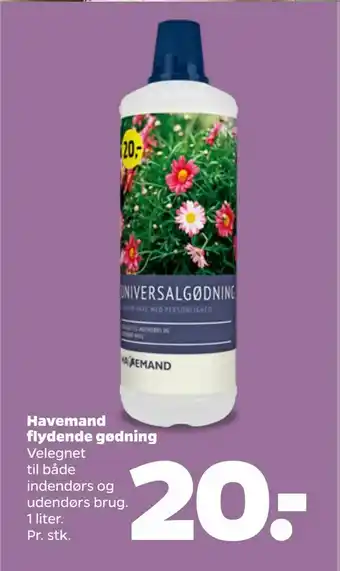 Netto Havemand flydende gødning tilbud