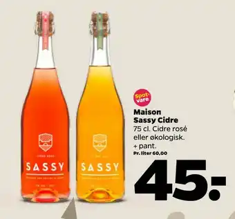 Netto Maison Sassy Cidre tilbud