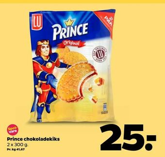 Netto Prince chokoladekiks tilbud
