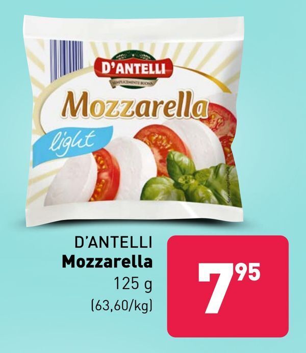 Mozzarella tilbud hos ALDI