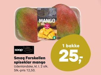 Kvickly Smag forskellen spiseklar mango tilbud