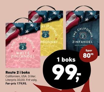 Kvickly Route 2 i boks tilbud