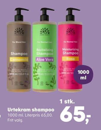 Urtekram shampoo