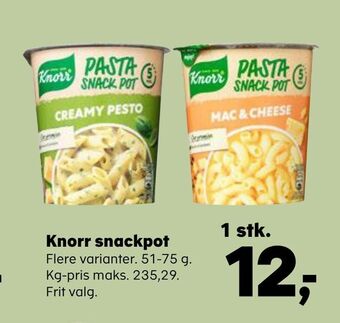 Kvickly Knorr snackpot tilbud