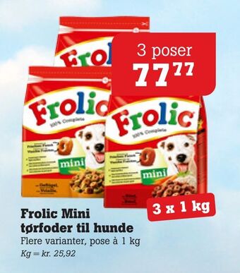 Poetzsch Padborg Frolic mini tørfoder til hunde tilbud