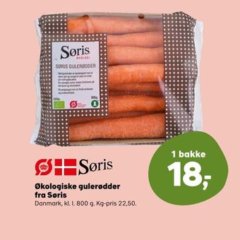 Kvickly Økologiske gulerødder fra søris tilbud