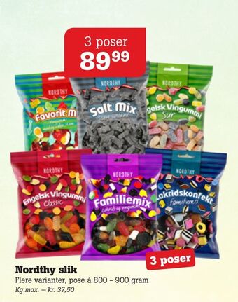 Poetzsch Padborg Nordthy slik tilbud