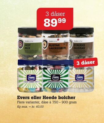 Poetzsch Padborg Evers eller heede bolcher tilbud