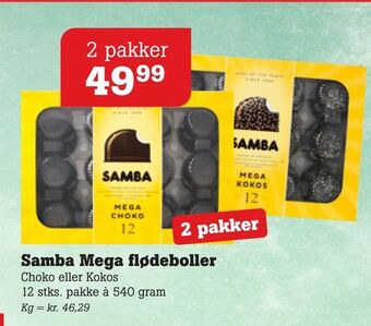 Poetzsch Padborg Samba mega flødeboller tilbud