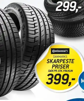 Thansen Continental dæk tilbud
