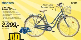 Thansen Shopper 28" tilbud