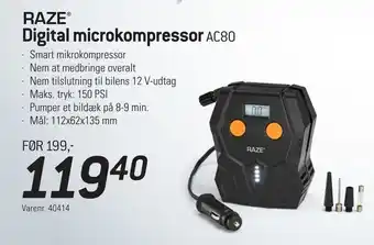 Thansen Digital microkompressor tilbud