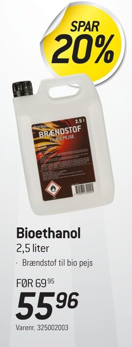 Thansen Bioethanol tilbud