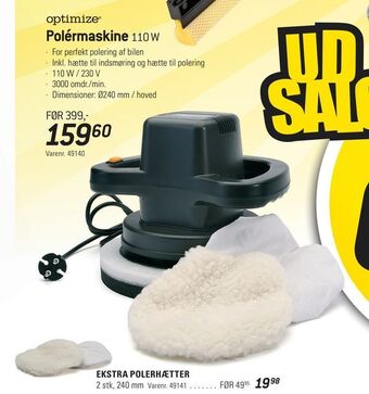 Thansen Polérmaskine tilbud