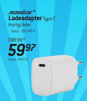 Thansen Ladeadapter tilbud