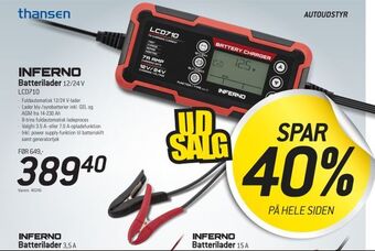 Thansen Batterilader tilbud