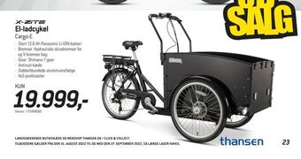 Thansen El-ladcykel tilbud