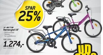 Thansen Børnecykel 18" tilbud