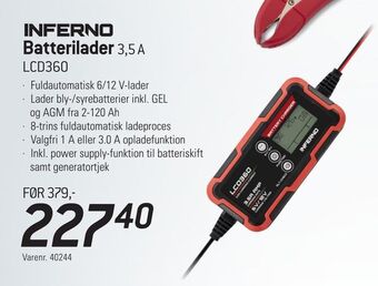 Thansen Batterilader tilbud