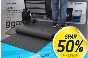 Thansen Arbejdsmåtte tilbud