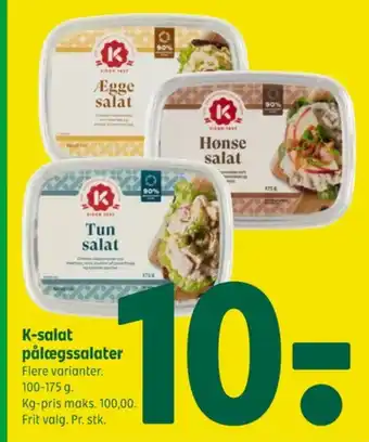 Coop 365 K-salat æggesalat tilbud