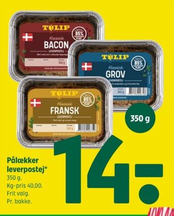 Klassisk bacon leverpostej