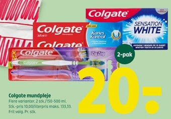Coop 365 Colgate tandpasta tilbud