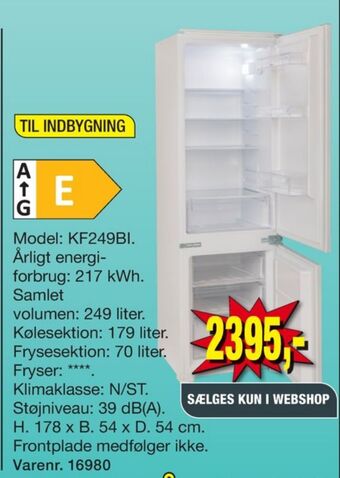 Harald Nyborg Wasco køle/fryseskab tilbud