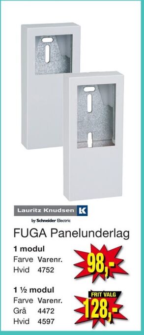 Harald Nyborg Fuga panelunderlag tilbud