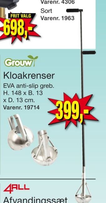 Harald Nyborg Grouw kloakrenser tilbud