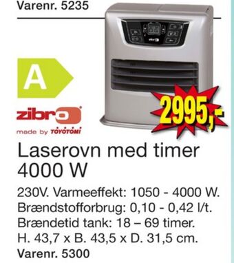 Harald Nyborg Zibro laserovn tilbud