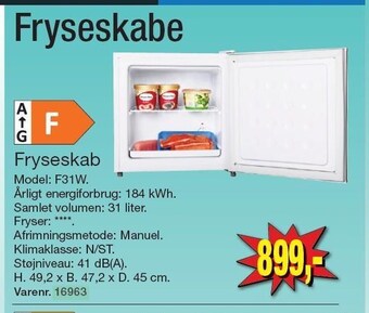 Harald Nyborg Fryseskab tilbud