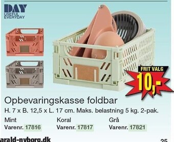 Harald Nyborg Opbevaringskasse foldbar tilbud