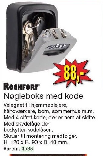Harald Nyborg Nøgleboks med kode tilbud