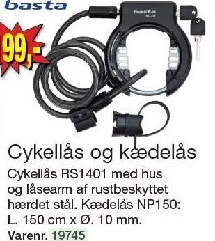 Harald Nyborg Cykellås og kædelås tilbud