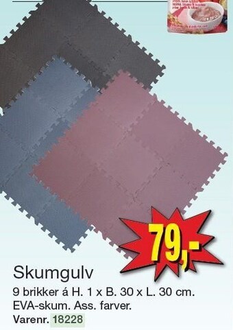 Harald Nyborg Skumgulv tilbud
