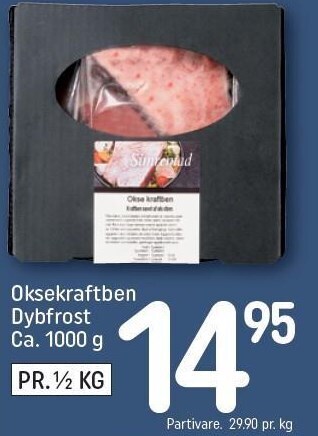 REMA 1000 Oksekraftben tilbud