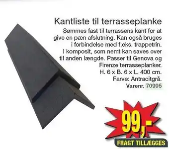 Harald Nyborg Kantliste til terrasseplanke tilbud