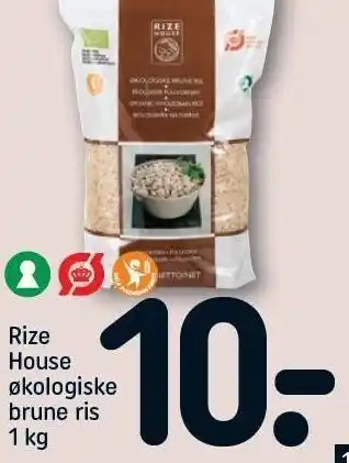 REMA 1000 Rize house økologisk brune ris tilbud