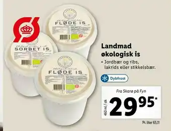 Let-Køb Landmad økologisk is tilbud
