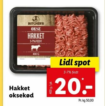 Let-Køb Hakket oksekød tilbud