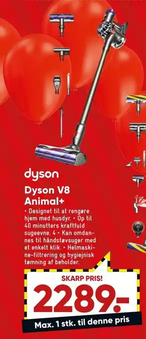 Bilka Dyson v8 animal+ tilbud