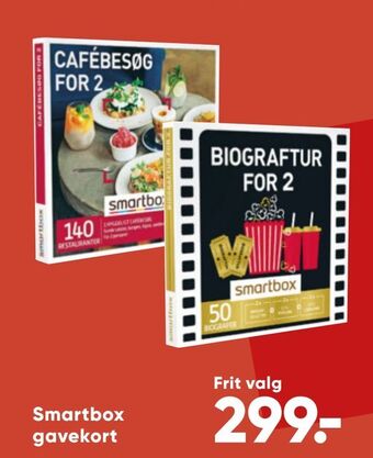 Bilka Smartbox gavekort tilbud