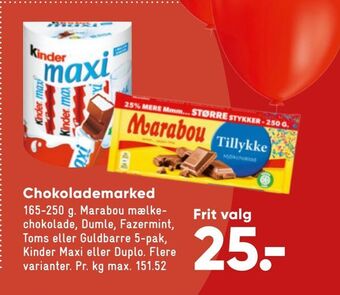Bilka Chokolademarked tilbud