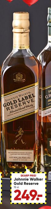 Johnnie walker gold reserve