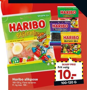 Bilka Haribo slikpose tilbud
