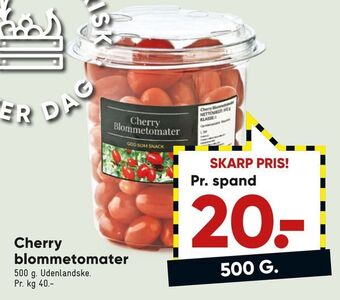 Bilka Cherry blommetomater tilbud