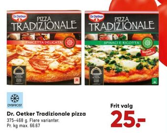 Bilka Dr. oetker tradizionale pizza tilbud